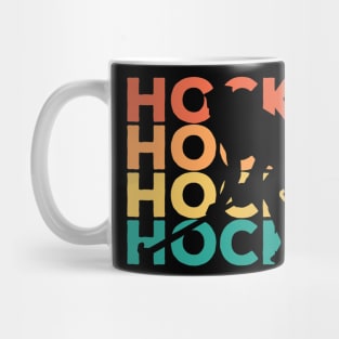 Retro Hockey Gift For Hockey Players Mug